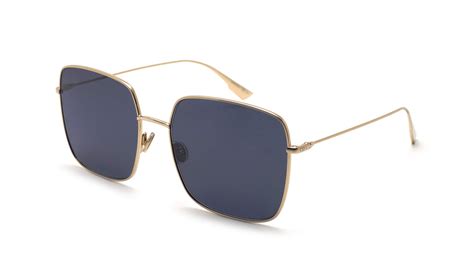 dior stellaire 1 太陽 眼鏡|DiorStellaire1 Gold Metal with Blue Lacquer Square Sunglasses.